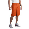 Sport-Tek  Long PosiCharge Classic Mesh Adult Shorts w/ 9" Inseam